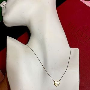🖤Solid 9KT yellow Gold heart necklace